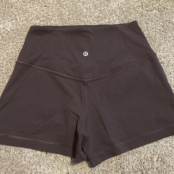 Brown Lululemon shorts (3.5 inseam) - Picture 2 of 2